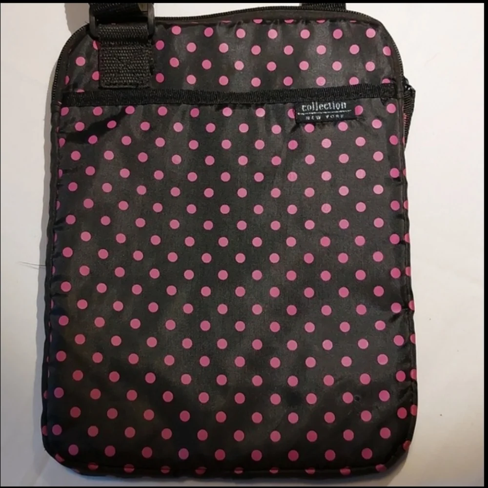 Collection New York Ipad Tablet Padded Travel Bag Polka dot